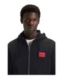 Sweat zippé à capuche Homme DAPLE212 Noir