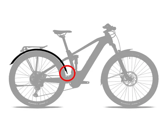 Kit de garde-boues avant/arrière 75 29 2.0 Noir