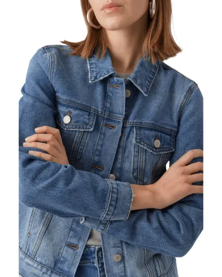 Veste En Jean Femme Vmzorica Ls Denim Jacket Mix Noos