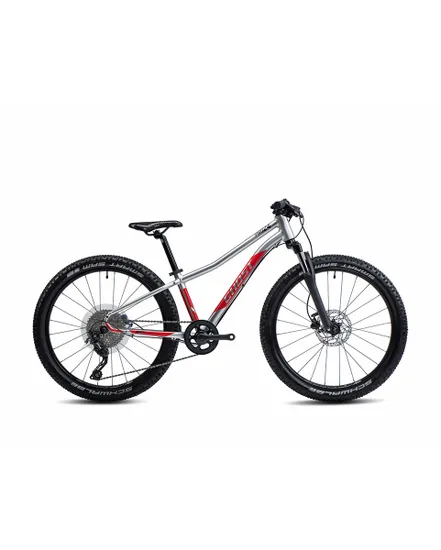 VTT Enfant KATO 24 PRO Argent/Rouge