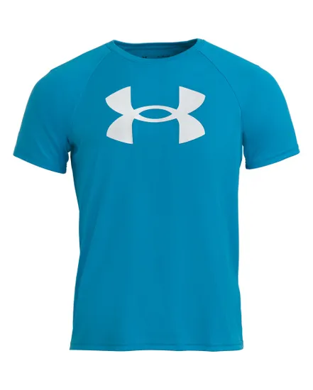 T-SHIRT GARÇON UA TECH BIG LOGO SS Bleu