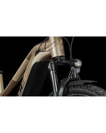 VTT électrique semi rigide Femme REACTION HYBRID PERFORMANCE 500 ALLROAD Marron