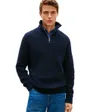 Pull Homme Fisherman Rib Zip Mock