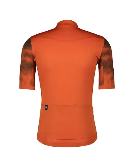 Maillot manches courtes Homme GRAVEL 10 Orange/Gris