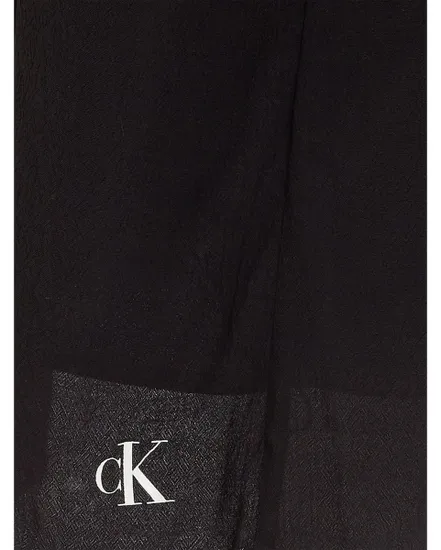 Robe longue Femme LONG CHIFFON BUTTON Noir