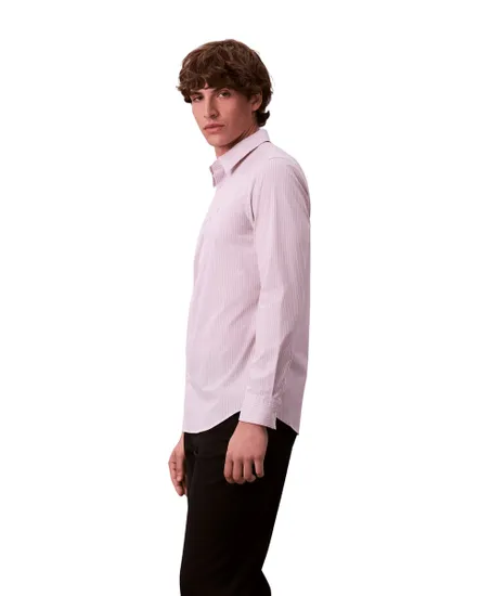 Chemise Homme LS Thin Multi Stripe Stretch Slim Fit
