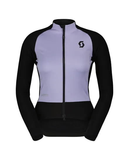 Veste coupe-vent Femme RC PRO WARM HYBRID GORE-TEX WINDSTOPPER Noir/Violet