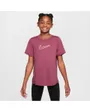 T-shirt Fille G NK DF ONE STD SS TOP HBR Rose