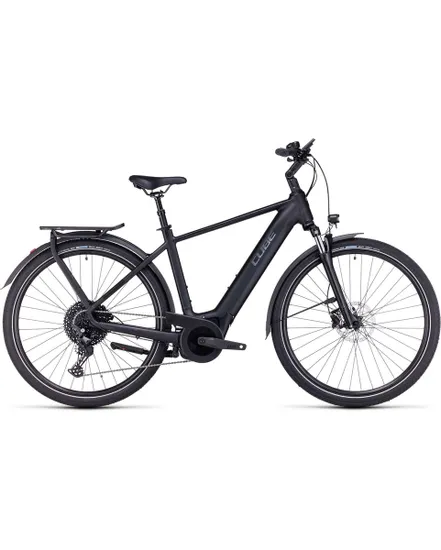 Vélo électrique trekking Homme TOURING HYBRID PRO 500 Noir