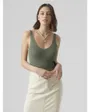Top Femme VMNEWLEX SUN SL TOP GA  NOOS Vert