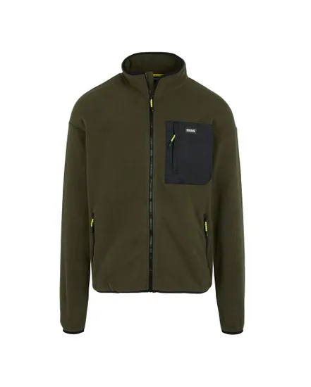 Polaire zip Homme FRANKIE F/ZFLEECE Vert