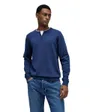 Pullover Homme Knit Henley Col Jersey
