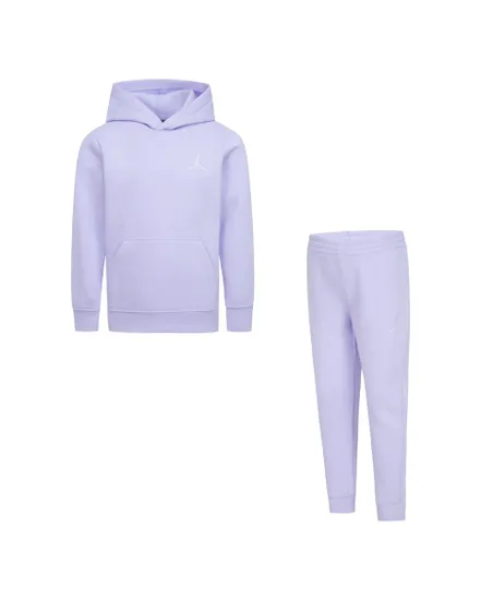 Ensemble sweat et pantalon Fille MJ ESSENTIALS FLC PO SET Violet