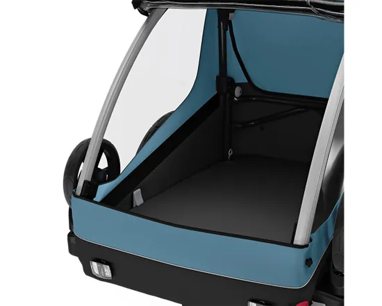 Remorque pour enfant 2 places COURIER Bleu