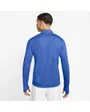 Haut col zipé Homme M NK DF PACER TOP HZ Bleu