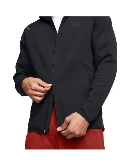 Sweat zip à capuche Homme UA UNSTOPPABLE FLC FZ HD EU Noir