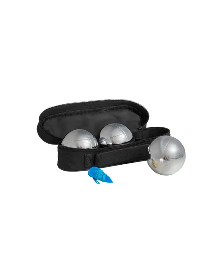 BOULES ACIER - SACCOCHE X3 Argent TOO BEACH