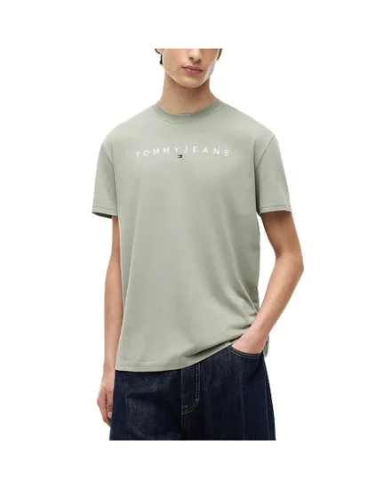 Tee-Shirt Homme Tommy Jeans Logo Linéaire