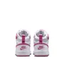 Chaussures Fille COURT BOROUGH MID 2 (GS) Blanc