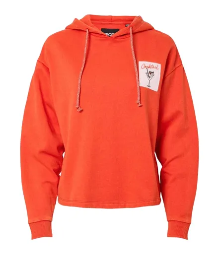 Sweat à Capuche Femme PCCHILLI LS Washed Patch