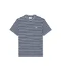 T-Shirt Homme Lacoste Rayures Texturées