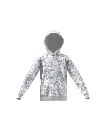 Sweatshirt à capuche Enfant B FI 3S GRA HD Blanc