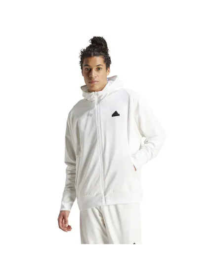 Sweat zip à capuche Homme M Z.N.E. WV FZ Blanc