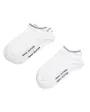 Lot de 2 paires de chaussettes Femme SNEAKER 2P SHINE Blanc