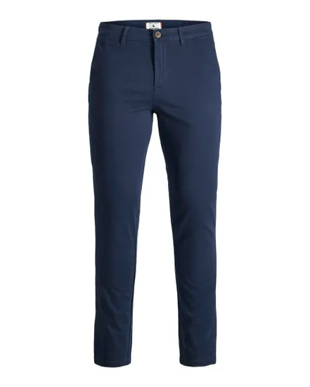 Pantalon chino Homme JPSTMARCO JJBOWIE NOOS Bleu