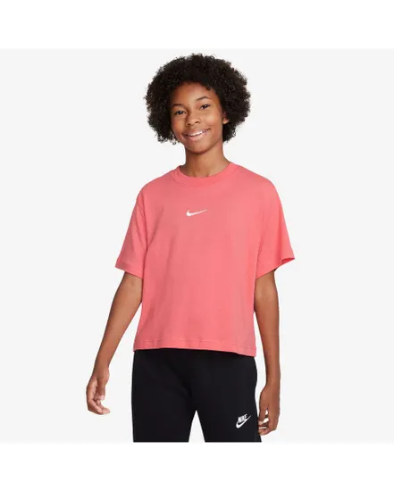 T-shirt manches courtes Enfant G NSW TEE ESSNTL SS BOXY Rose