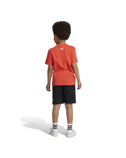 Ensemble de survetement Enfant Adidas LK BL CO T SET Orange Sport 2000 Ref IV7448