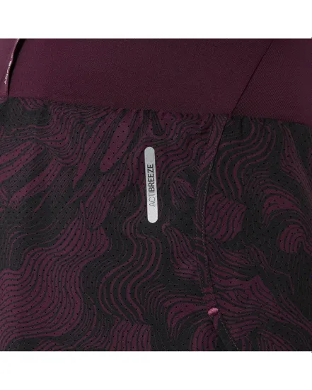 Short Femme ROAD ALL OVER PRINT 2-N-1 3.5IN SHORT Bordeaux