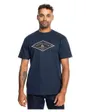 T-shirt Homme QS DIAMOND LOGO SS Bleu