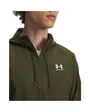Veste zip à capuche Homme UA VIBE WOVEN JACKET Vert