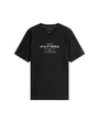 T-shirt col rond Homme HILFIGER STACK GRAPHIC TEE Noir