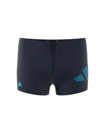 Short de bain court Enfant 3 BAR LOG BOXER Bleu
