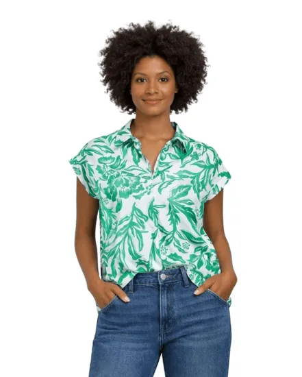 Blouse Femme Col Imprimé Floral