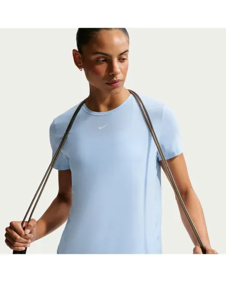 T-shirt Femme W NK ONE CLASSIC DF SS TOP Bleu