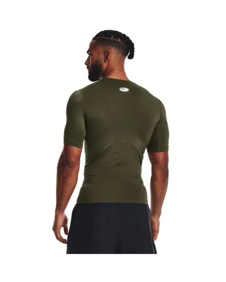 T-shirt Homme UA HG ARMOUR COMP SS Vert