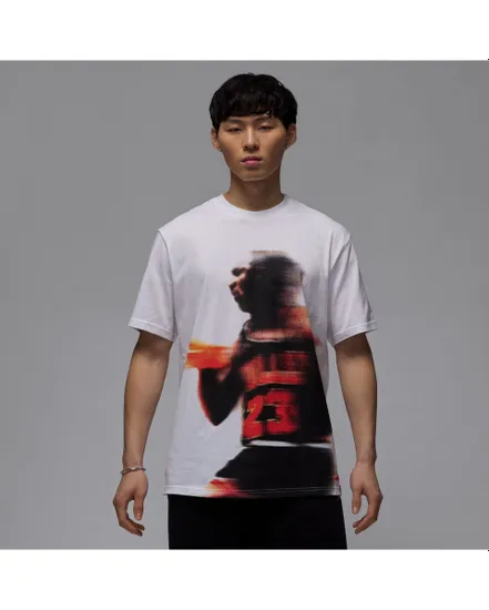 T-shirt Homme M J DF SPRT GFX SS CREW Blanc
