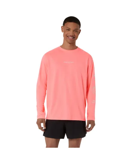 T-shirt manches longues Homme FUJITRAIL LOGO LS TOP Rose
