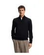 Pull col zippé Homme H-HEMARLO Noir
