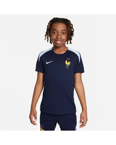 Maillot Enfant plus âgé FFF Y NK DF STRK SS TOP K Bleu