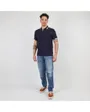 POLO MANCHES COURTES UNI Homme Bleu