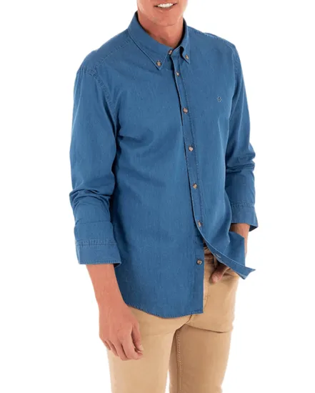 Chemise Homme H-ROAN BD-E-C1-253 Bleu Clair