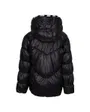 Doudoune à capuche Enfant CHEVRON SOLID PUFFER JACKET Noir