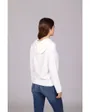 Pull en maille à capuche femme Femme SWEATERIE Blanc