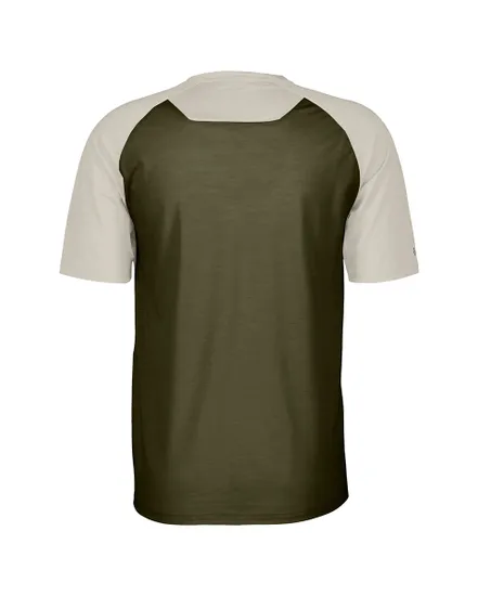 T-shirt manches courtes Homme DEFINED MERINO Beige/Vert