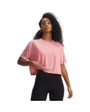 T-shirt Femme UA RIVAL BOXY TEE WASH Rose