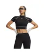 Haut Femme HEATGEAR ELITE CROP MCK SS Noir